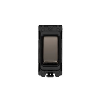 Eurolite G16-BNB Grid & Modular 2 Way & Off Retractive Switch - Black Nickel (LEAD TIME: 2-3 DAYS)