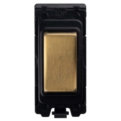 Eurolite G16-SBB Grid & Modular 2 Way & Off Retractive Switch - Satin Brass (LEAD TIME: 2-3 DAYS)