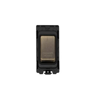 Eurolite G30-ABB-CH Grid & Modular Cooker Hood Switch - Antique Brass (LEAD TIME: 2-3 DAYS)