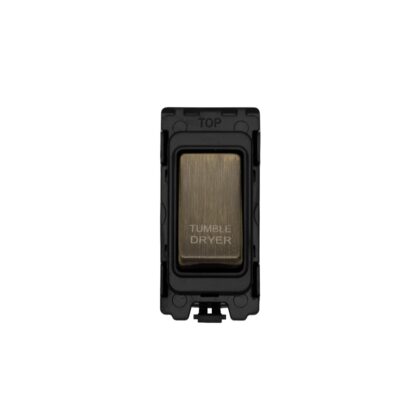 Eurolite G30-ABB-TD Grid & Modular Tumble Dryer Switch - Antique Brass (LEAD TIME: 2-3 DAYS)