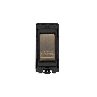 Eurolite G30-ABB-WM Grid & Modular Washing Machine Switch - Antique Brass (LEAD TIME: 2-3 DAYS)