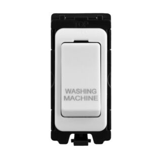Eurolite G30-WHW Grid & Modular 20A Double Pole Switch - Matt White (LEAD TIME: 2-3 DAYS)