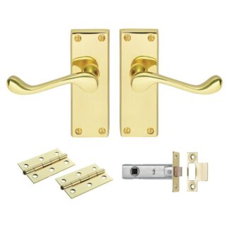Carlisle Brass GK002EB/INTB Contract Victorian Scroll Latch Pack (LEAD TIME: 2-3 DAYS)