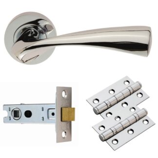 Carlisle Brass GK007CP/INTB Sintra Lever on Rose Latch Pack (LEAD TIME: 2-3 DAYS)