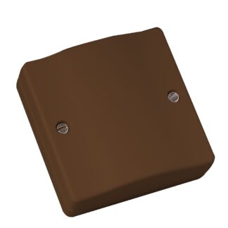 CQR JB727/BR Junction Box | 12 Way | Microswitch Tamper | Brown (LEAD TIME: 2-3 DAYS)