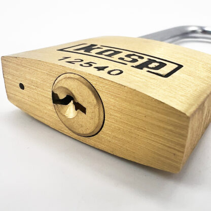 Kasp 125 Series 40mm Open Shackle Brass Padlock - Image 5
