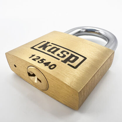 Kasp 125 Series 40mm Open Shackle Brass Padlock - Image 4