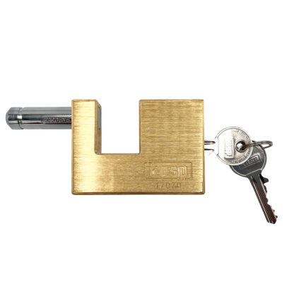 Kasp 170 70mm Closed Shackle Brass Shutter Padlock - Image 2