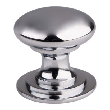 Carlisle Brass M47ECP Victorian Cupboard Knob 50mm Polished Chrome (LEAD TIME: 2-3 DAYS)