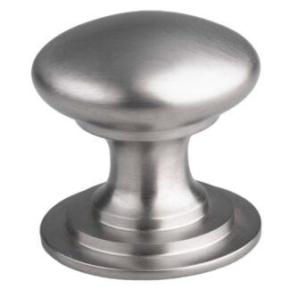 Carlisle Brass M47ESN Victorian Cupboard Knob 50mm Satin Nickel (LEAD TIME: 2-3 DAYS)