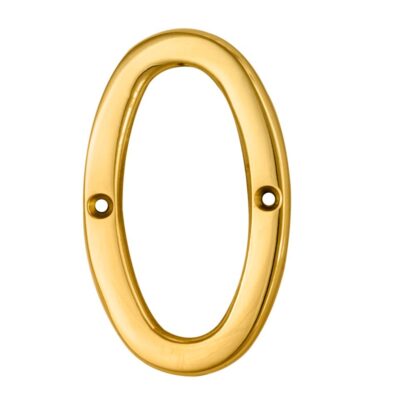 Carlisle Brass N0 Numerals (0-9) Number 0 (LEAD TIME: 2-3 DAYS)