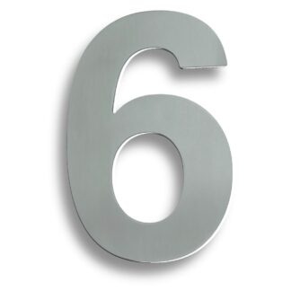 EuroSpec NUM10176/9SSS Stainless Steel 7" Numerals (0-9) (Number 6/9) (LEAD TIME: 2-3 DAYS)