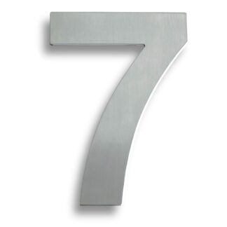 EuroSpec NUM10177BSS Stainless Steel 7" Numerals (0-9) (Number 7) (LEAD TIME: 2-3 DAYS)
