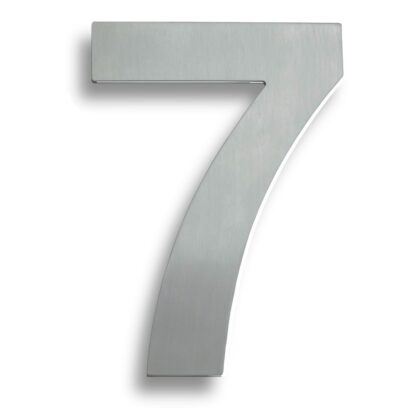 EuroSpec NUM10177BSS Stainless Steel 7" Numerals (0-9) (Number 7) (LEAD TIME: 2-3 DAYS)