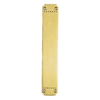 Carlisle Brass PF110 Laurin Finger Plate (LEAD TIME: 2-3 DAYS)