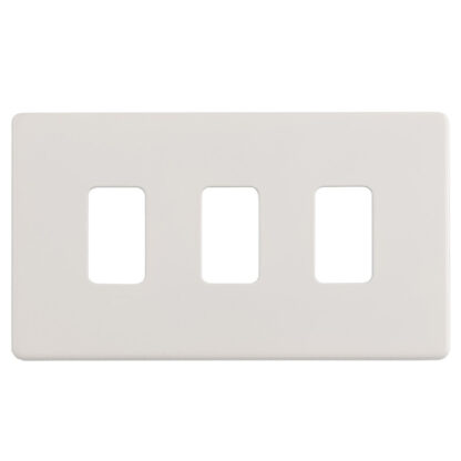 Eurolite PL-G3 Enhance White Grid Plates-3 Gang (LEAD TIME: 2-3 DAYS)