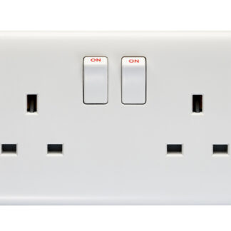 Eurolite PL4060 2 Gang Switched Socket Single Pole (LEAD TIME: 2-3 DAYS)