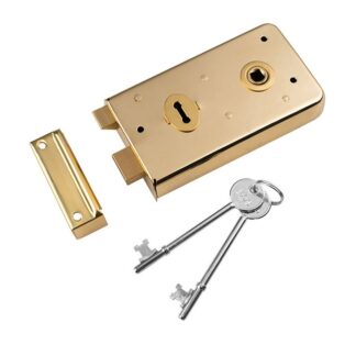 EuroSpec RDE8043PB Traditional Rim Deadlock (LEAD TIME: 2-3 DAYS)