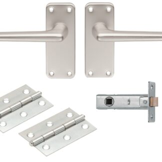 EuroSpec SAA22/INTB Aluminium Lever Latch Door Pack (LEAD TIME: 2-3 DAYS)