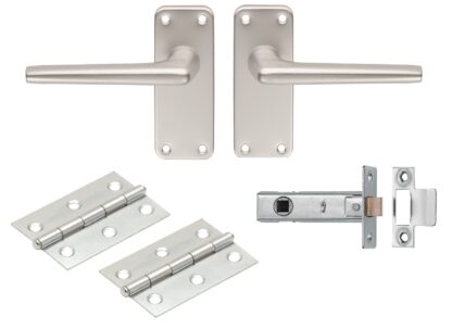 EuroSpec SAA22/INTB Aluminium Lever Latch Door Pack (LEAD TIME: 2-3 DAYS)