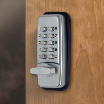 CQR SBL370/S Push Button Lock | Traditional Code | Knob | Satin Chrome | 2 - 4 Digits (LEAD TIME: 2-3 DAYS) - Image 2