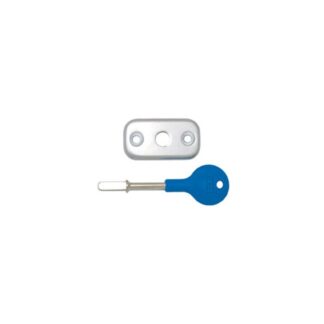 EuroSpec SDB5010SCP Easi - T Security Deadbolt Budget Key & Escutcheon (For Use With TLD 5030/5040/5050) (LEAD TIME: 2-3 DAYS)