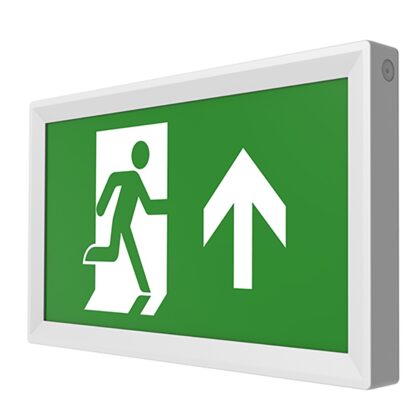 CQR SE/4/M/BK/865 LED Emergency Slimline Exit Box c/w Arrow Up Legend - Black (LEAD TIME: 2-3 DAYS) - Image 2