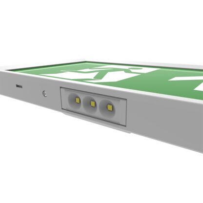 CQR SE/4/M/WH/865 LED Emergency Slimline Exit Box c/w Arrow Up Legend - White (LEAD TIME: 2-3 DAYS)