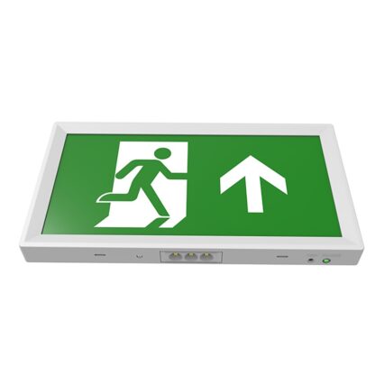 CQR SE/4/M/WH/865 LED Emergency Slimline Exit Box c/w Arrow Up Legend - White (LEAD TIME: 2-3 DAYS) - Image 2