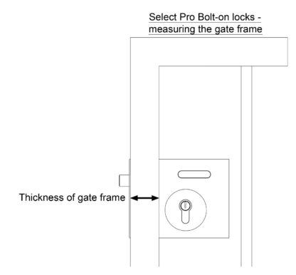 Gatemaster Bolt on Gate Deadlocking Latch - Suits 40-60mm Box Sections - Image 4