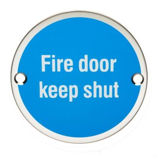 EuroSpec SEX4016SAA Fire Door Keep Shut Symbol (LEAD TIME: 2-3 DAYS)