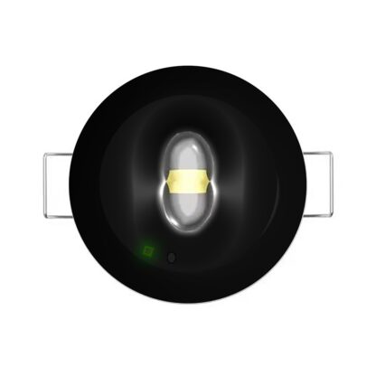 CQR SP/1/NM/BK/865 BLACK - Spot LED Emergency Downlight, c/w open area & corridor lens (LEAD TIME: 2-3 DAYS)