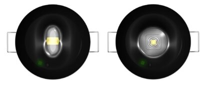 CQR SP/1/NM/BK/865 BLACK - Spot LED Emergency Downlight, c/w open area & corridor lens (LEAD TIME: 2-3 DAYS) - Image 2