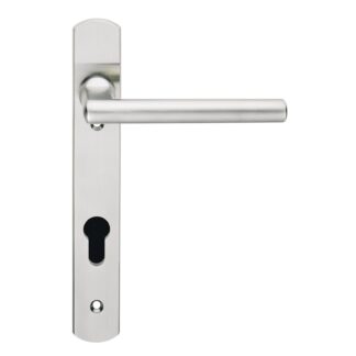 EuroSpec SWNP120/92SSS Steelworx 316 Narrow Plate Straight Lever (LEAD TIME: 2-3 DAYS)