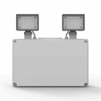 CQR TS/8/ST/WH/865 SELF TEST - H O Emergency LED Twin Spot, 2x500lm, IP65 (LEAD TIME: 2-3 DAYS)