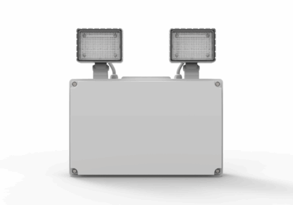 CQR TS/8/ST/WH/865 SELF TEST - H O Emergency LED Twin Spot, 2x500lm, IP65 (LEAD TIME: 2-3 DAYS)