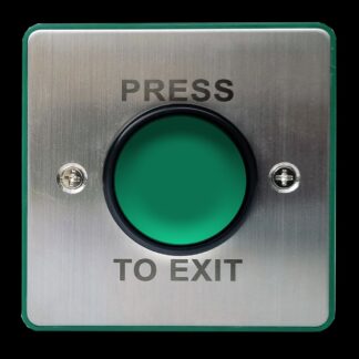CQR XB/GDC/PTE/GBB Green Dome Collared Button With Green Backbox (LEAD TIME: 2-3 DAYS)