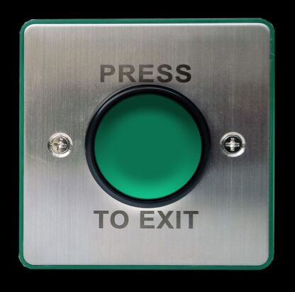 CQR XB/GDC/PTE/GBB Green Dome Collared Button With Green Backbox (LEAD TIME: 2-3 DAYS)