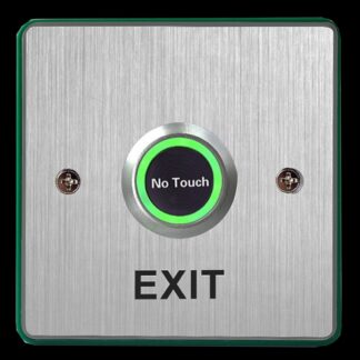 CQR XB/NT86/ALI Single Gang Aluminium Touchless Sensor Exit Button (LEAD TIME: 2-3 DAYS)