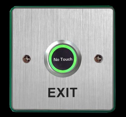 CQR XB/NT86/ALI Single Gang Aluminium Touchless Sensor Exit Button (LEAD TIME: 2-3 DAYS)
