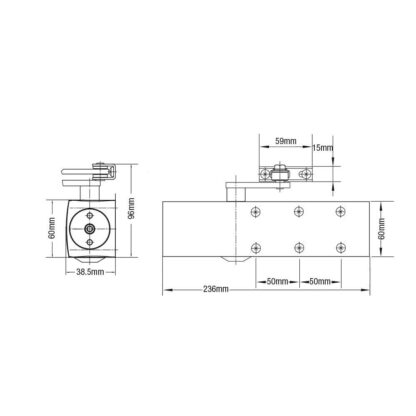 Briton 1120 Size 2-4 Overhead Door Closers - Image 2