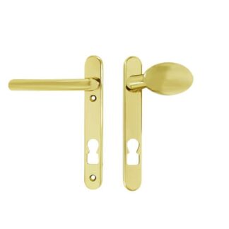 ERA Invincible Surefire Lever Moveable Pad UPVC Multipoint Door Handles - 92mm PZ Sprung 122mm Screw Centres
