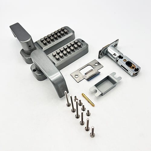 Lockey 2835DS Tubular Mortice Latch Back to Back Lever Digital Lock with Free Passage - Image 2