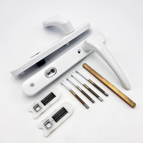 Era Vectis Classic Lever Moveable Pad UPVC Multipoint Door Handles - 95mm PZ Sprung 122mm Screw Centres - Image 4