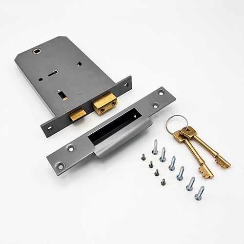 (Ex Chubb) Union 3J60 Horizontal Non British Standard 5 Lever Mortice Sashlock - Image 3