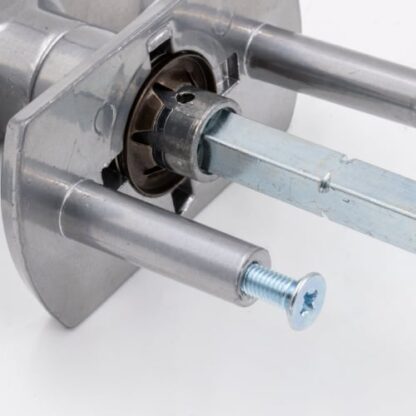 Universal Garage Door T Handle - Square Spindle - Long Lugs - Rear Fix - Image 3