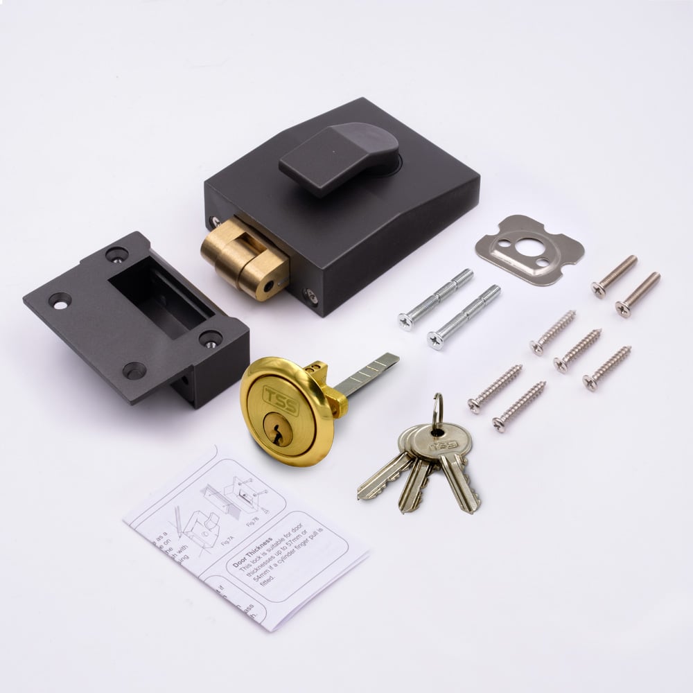 TSS 5 Pin Modern Rollerbolt Nightlatch 60mm - Image 10