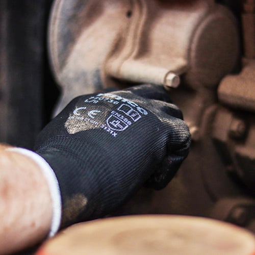Durable Grip Gloves PU Coated Polyester - Image 4