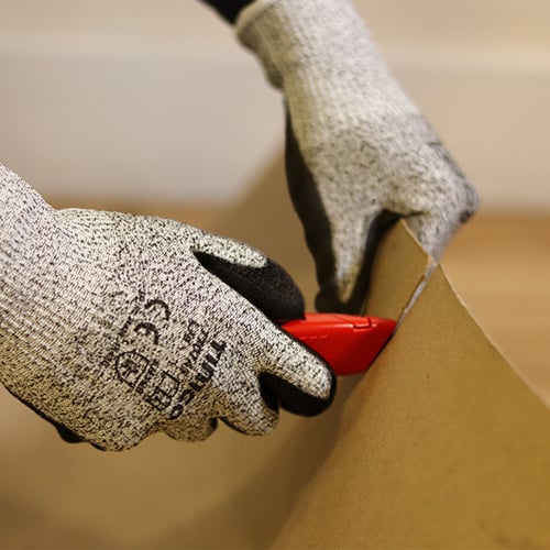 High Cut Gloves - PU Coated HPPE Fibre with Glass Fibre - Image 3