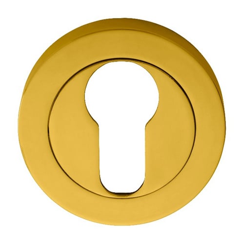 Manital AA1 Euro Profile Escutcheon - Polished Brass (LEAD TIME: 2-3 DAYS)